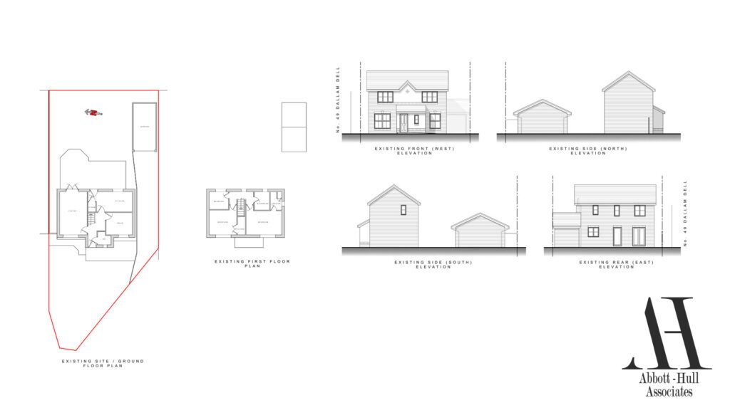 Dallem Dell, Thornton-Cleveleys, House Extension - Existing Plans