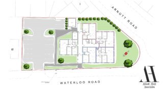 Waterloo Road, Blackpool, New Apartment Block - Proposed Site Plans