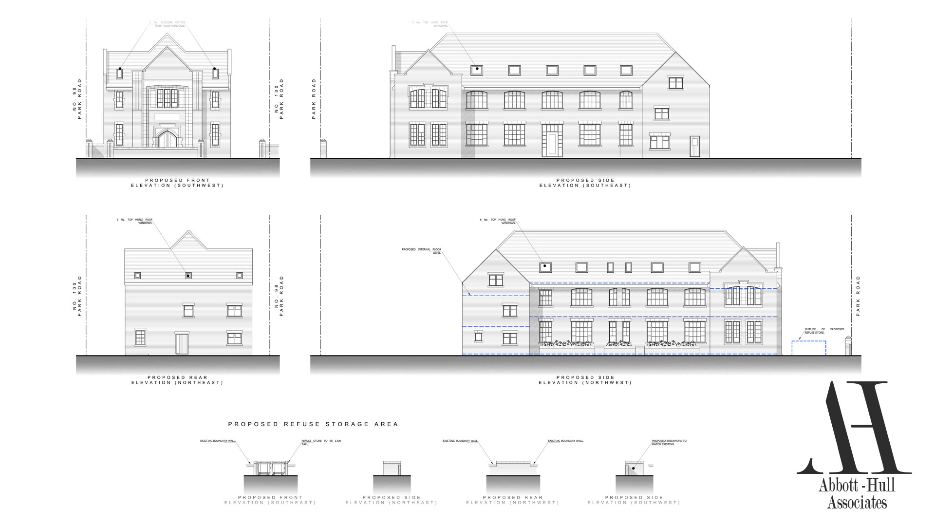Parochial Hall, Park Road, Blackpool - Proposed Elevations