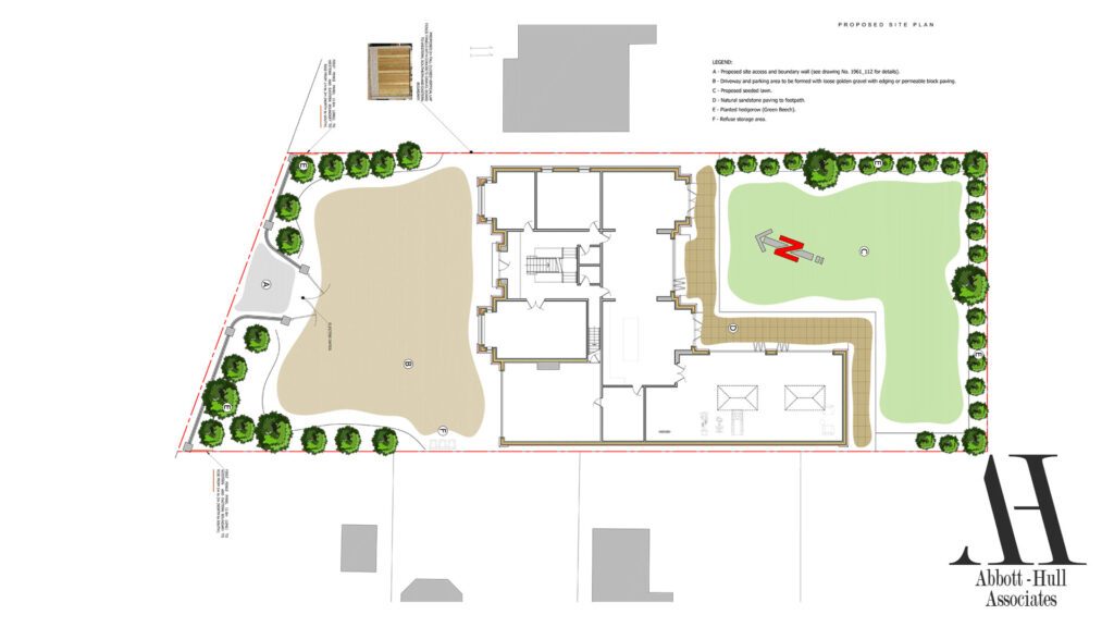 Oldfield Carr Lane, Poulton-le-Fylde, New Dwelling - Proposed Site Plan